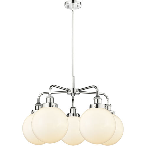 Beacon 5 Light 26 inch Polished Chrome Chandelier Ceiling Light