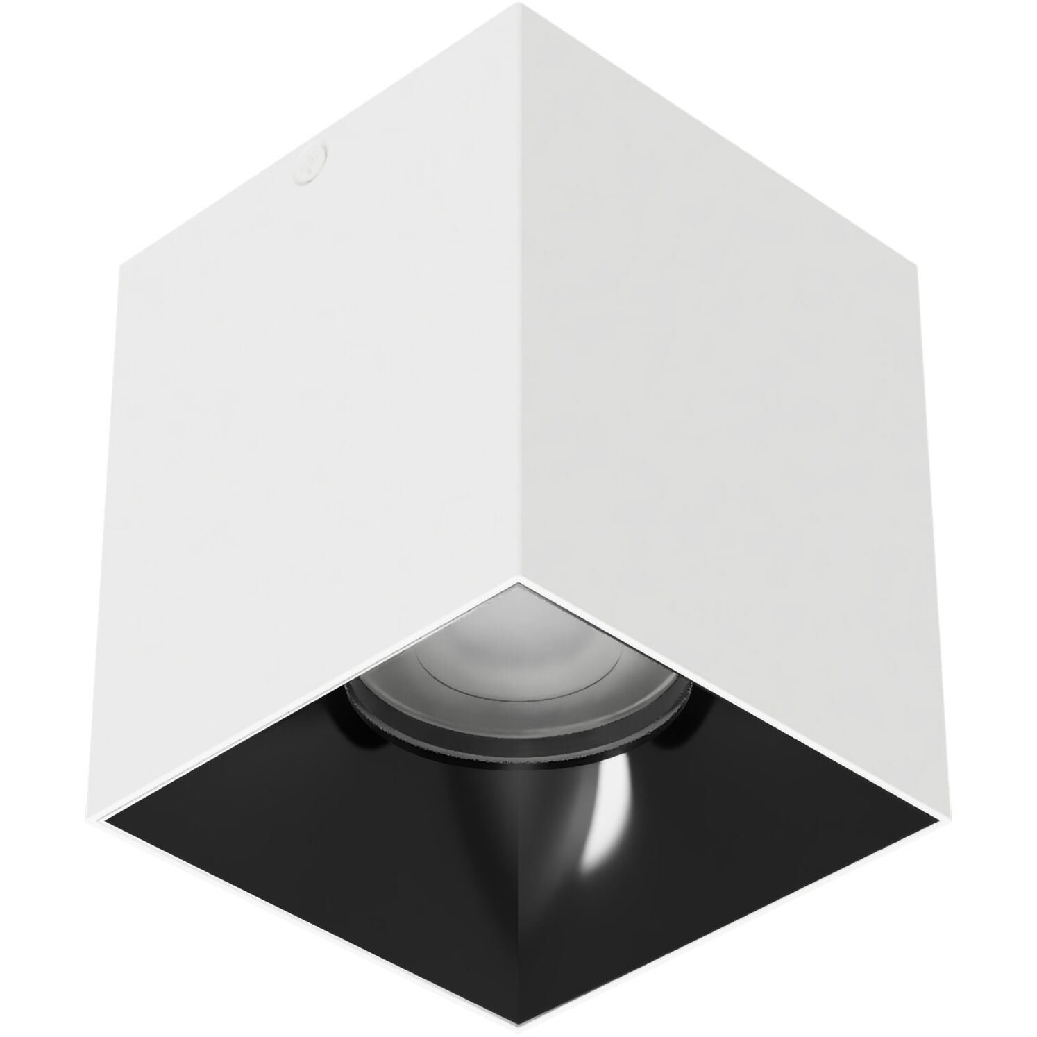 Zoron LED 3.63 inch White and Black Outdoor Ceiling Lighting in White/Black