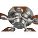 Edgefield 52 inch Brushed Nickel with Cherry/American Walnut Blades Ceiling Fan