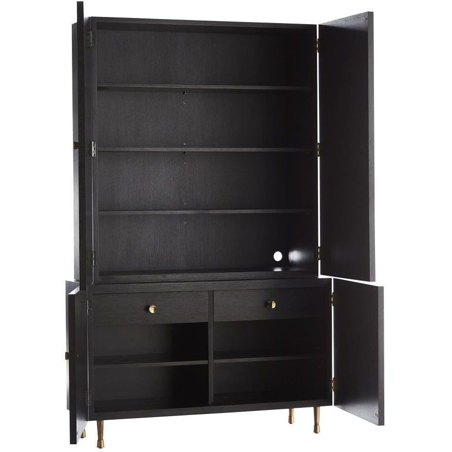 Kilpatrick Burnished Gold Leaf Cabinet