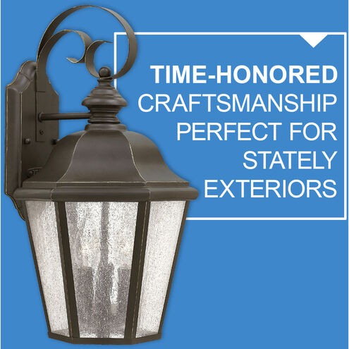 Estate Series Edgewater Outdoor Wall Mount Lantern in Oil Rubbed Bronze, Non-LED