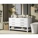 Karson 60 X 34 inch White Bathroom Vanity Cabinet