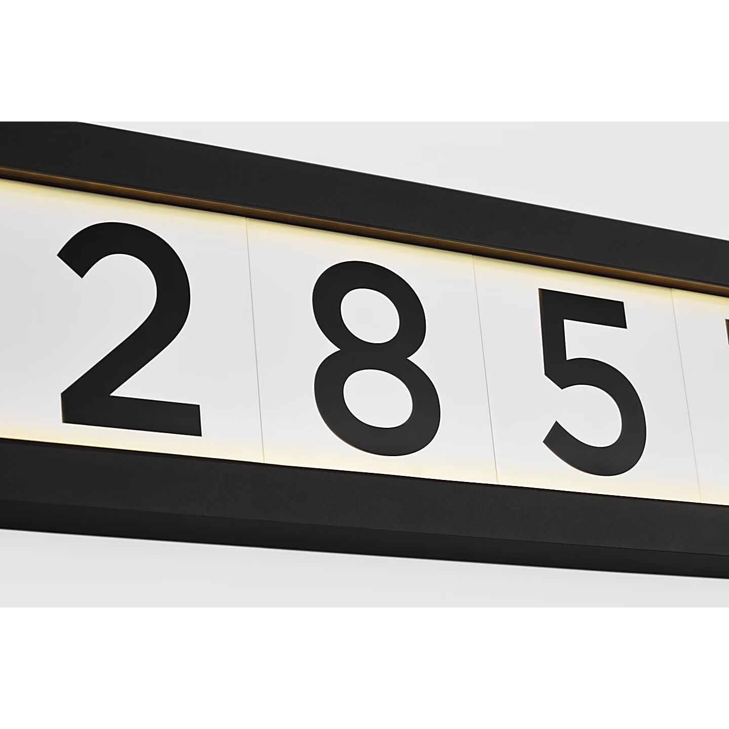 Address Light LED Textured Black Address Light