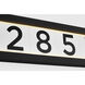 Address Light LED Textured Black Address Light