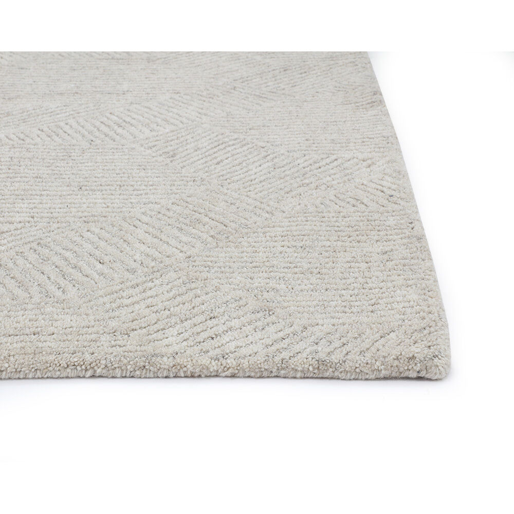 Calais 108 X 72 inch Oatmeal / Grey Indoor Hand-Tufted Rug, Hand-Tufted