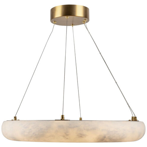 Camila LED 19 inch Brushed Brass Chandelier Ceiling Light