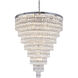 Canada 30 Light 36 inch Chrome Chandelier Ceiling Light