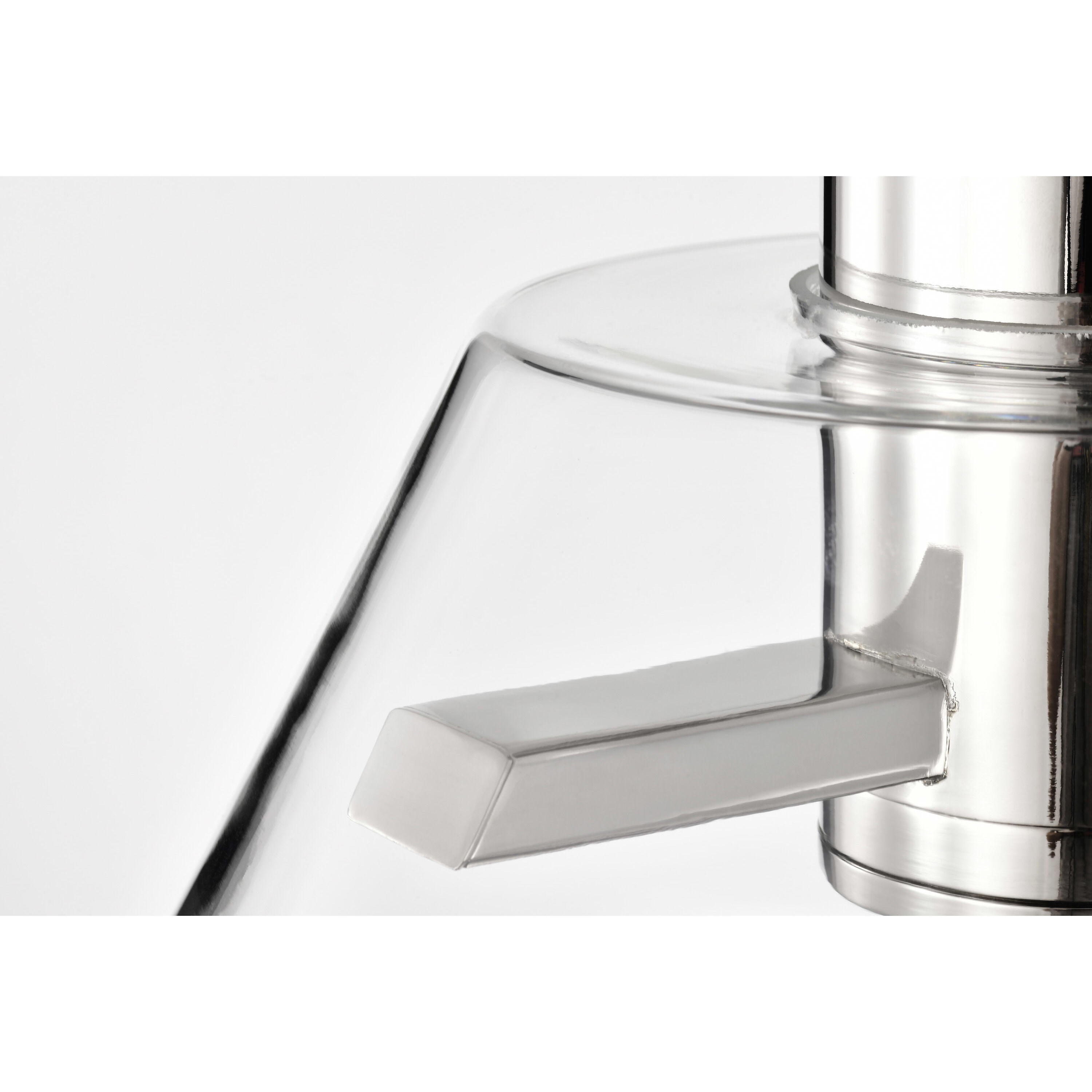 Edmond LED 13.63 inch Polished Nickel Semi Flush Mount Ceiling Light