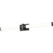 Idris LED 40.5 inch Matte Black Bathroom Vanity Wall Light