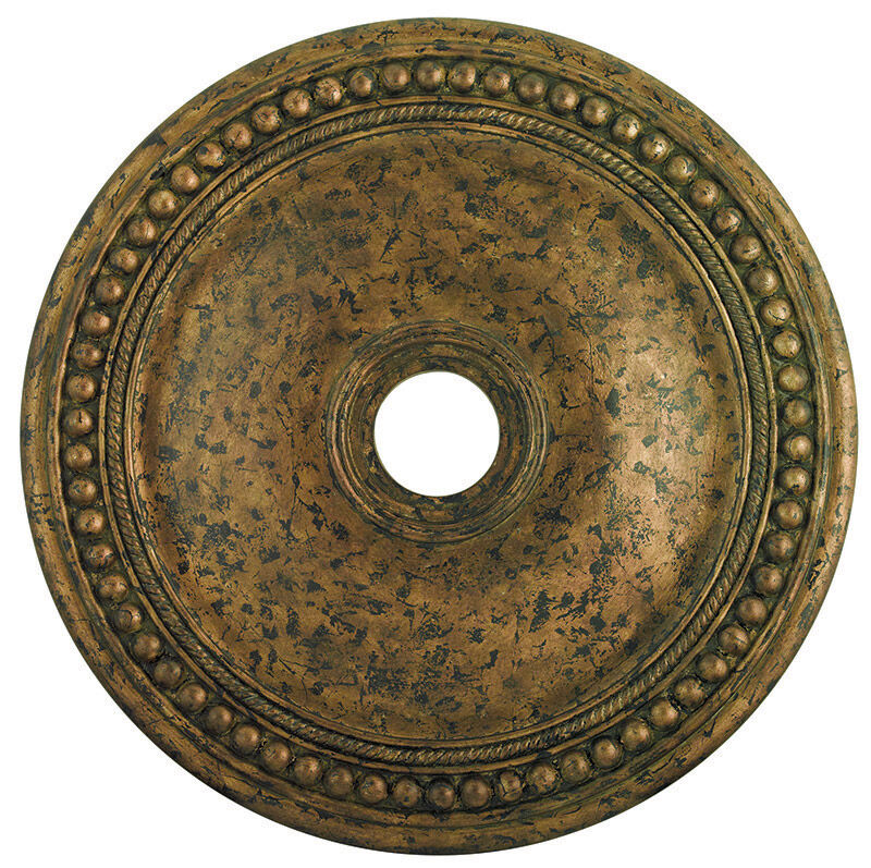 Wingate Hand Applied Venetian Golden Bronze Ceiling Medallion