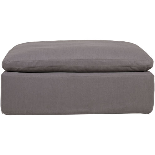 Clay 20 inch Grey Ottoman