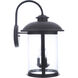 O'Fallon 3 Light 22 inch Dark Bronze Gilded Outdoor Wall Lantern