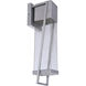 Bryce LED 20 inch Brushed Titanium Outdoor Wall Lantern