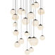 Pisces 21 Light 26 inch Black Pendant Ceiling Light