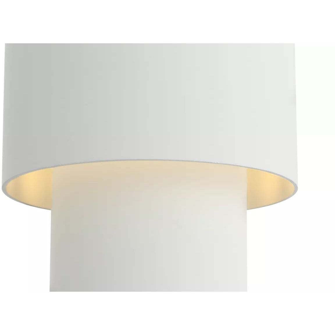 Julie Neill Chalmette LED 6 inch Plaster White Layered Pendant Ceiling Light