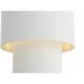 Julie Neill Chalmette LED 6 inch Plaster White Layered Pendant Ceiling Light