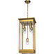 Douglas 5 Light 12.75 inch Vintage Brass Pendant Ceiling Light