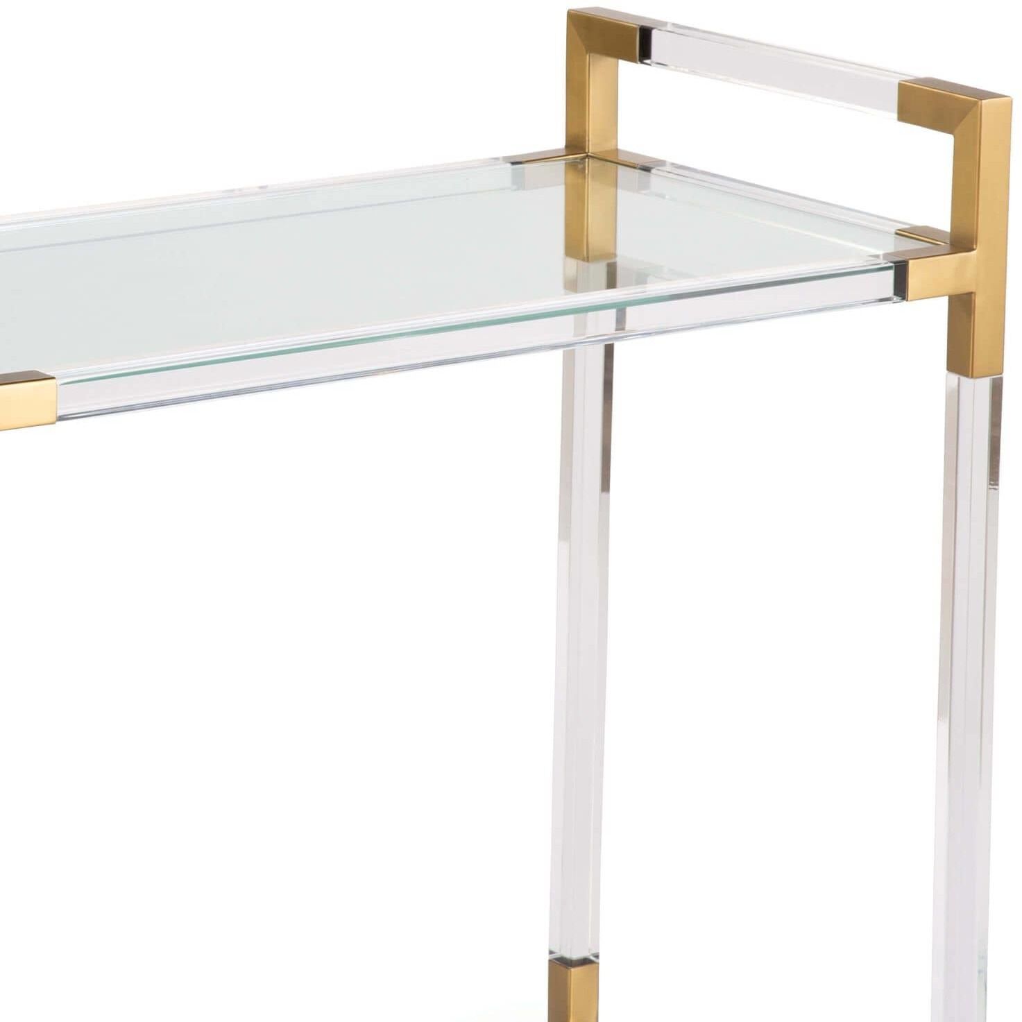 Americano Clear Bar Cart