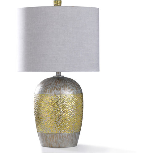 Ottery 30 inch 150.00 watt Silver and Gold Table Lamp Portable Light