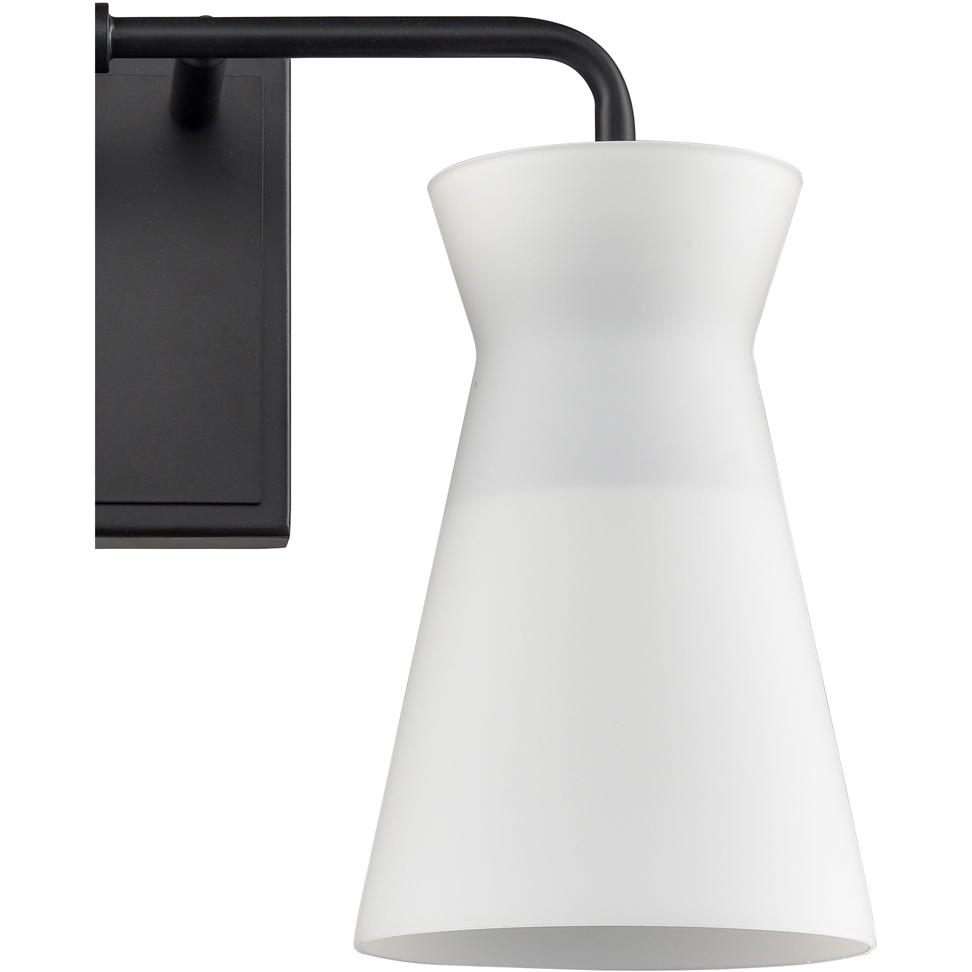 Brookville Vanity Light Wall Light in Matte Black