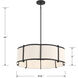 Marlbeck 4 Light 26 inch Matte Black Indoor Pendant Ceiling Light