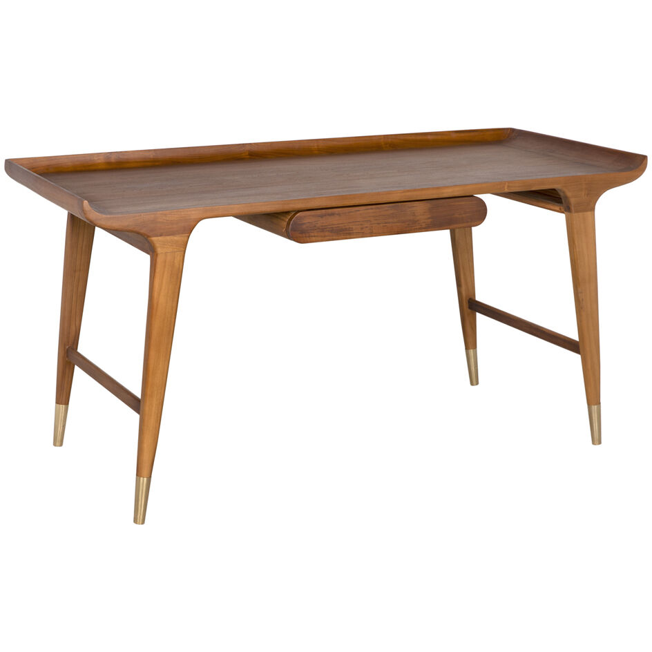 Mandrake 62 X 26 inch Clear Coat Flat Desk