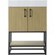 Caroline 24 X 34 inch Honey Brown Bathroom Vanity Cabinet