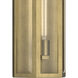Berens 1 Light 20 inch Natural Brass Outdoor Wall Light