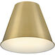Blake LED 14 inch Lacquered Brass Pendant Ceiling Light