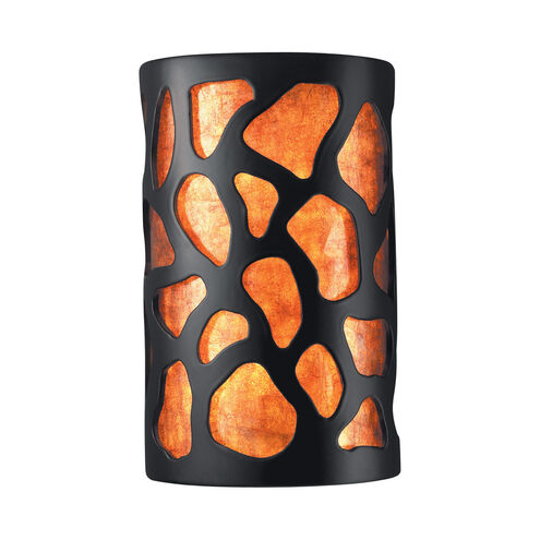Ambiance 1 Light 7.75 inch Carbon Matte Black ADA Wall Sconce Wall Light