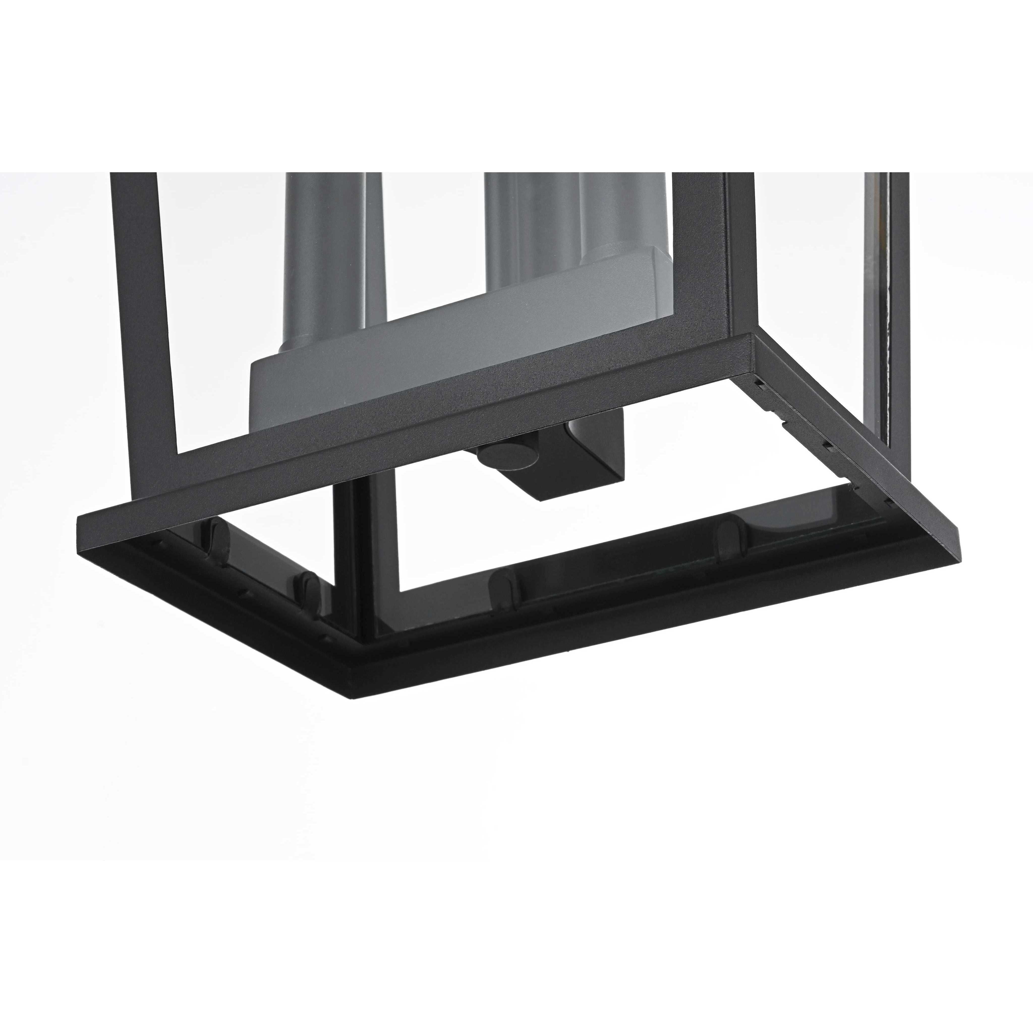 Berks 3 Light 7 inch Black Outdoor Pendant