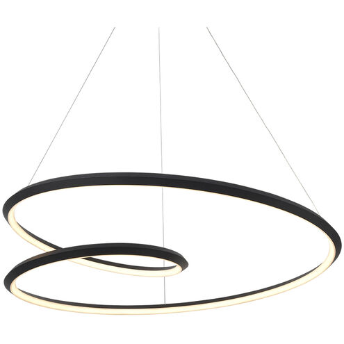 Ampersand LED 31.5 inch Black Pendant Ceiling Light