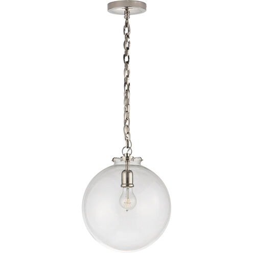 Thomas O'Brien Katie 1 Light 12 inch Polished Nickel Pendant Ceiling Light