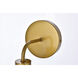 Hanson 1 Light 9 inch Brass Bath Sconce Wall Light