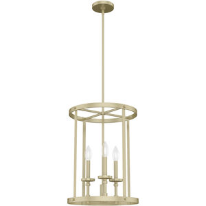 Briargrove 3 Light 15 inch Modern Brass Foyer Pendant Ceiling Light