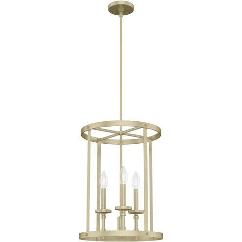 Briargrove 3 Light 15 inch Modern Brass Foyer Pendant Ceiling Light