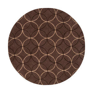 Cosmopolitan 96 inch Brown and Brown Area Rug, Polyester