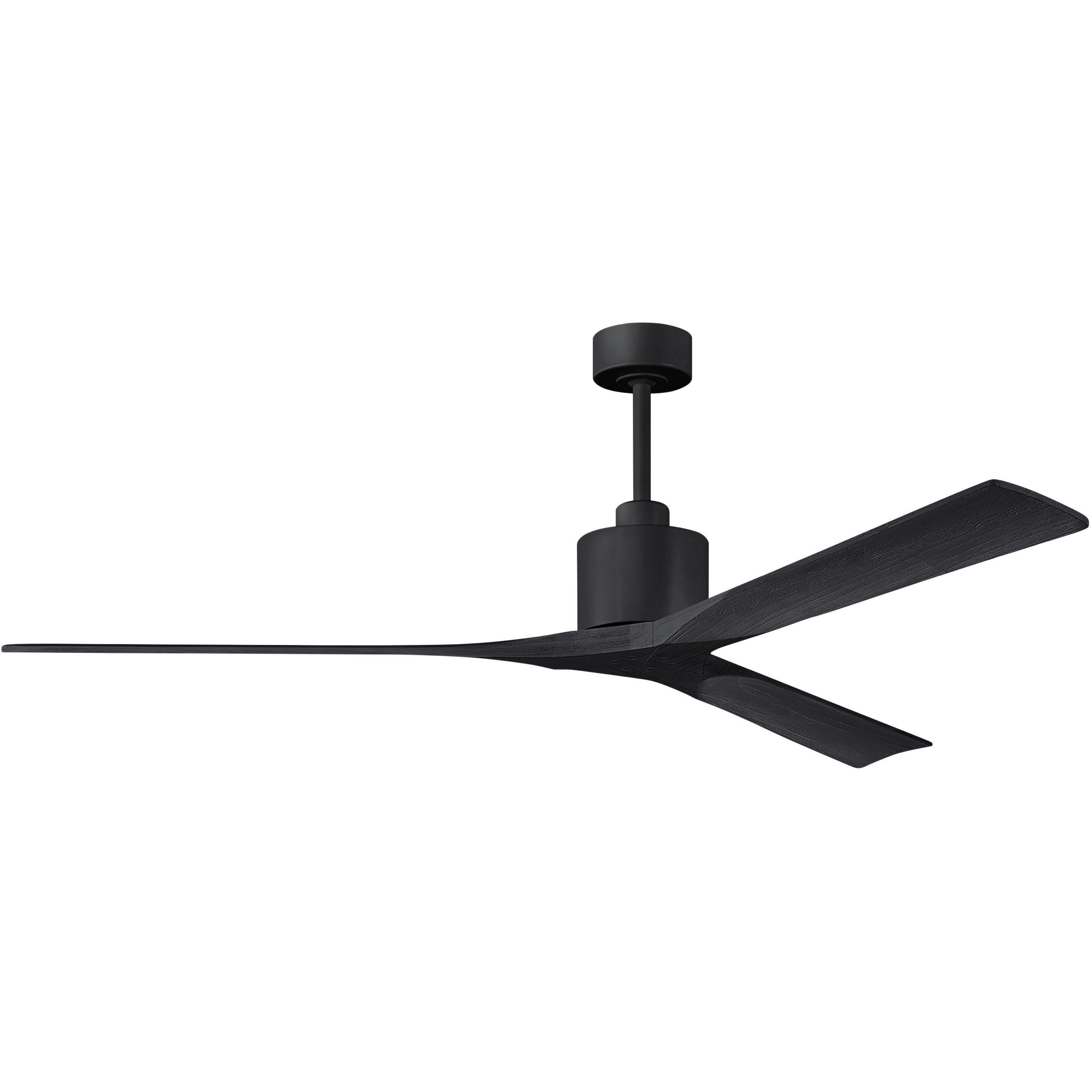 Atlas Nan XL 72 inch Matte Black Ceiling Fan