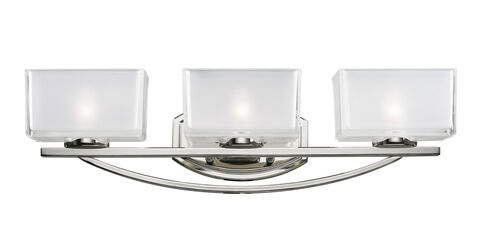Cardine 3 Light 24 inch Chrome Vanity Light Wall Light
