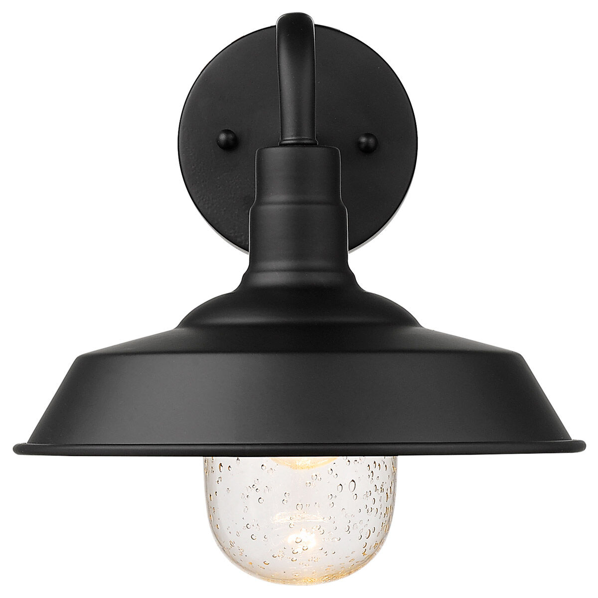 Burry 1 Light 11 inch Matte Black Exterior Wall Mount