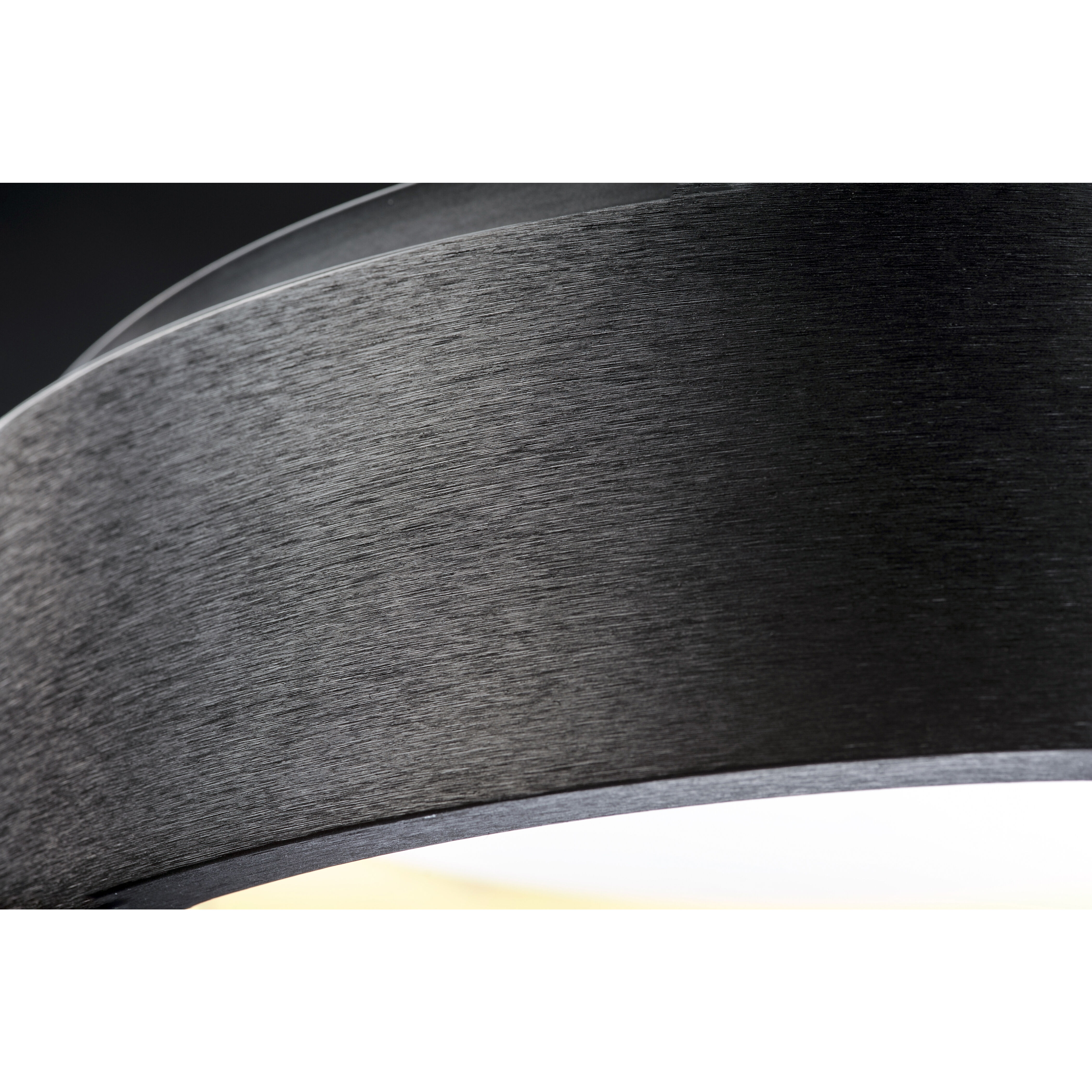 iQ FoH LED 17.75 inch Brushed Black Flush Mount Chandelier Ceiling Light