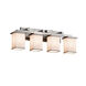 Textile 29.25 inch Dark Bronze Bath Bar Wall Light