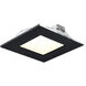 Excel Black Slim panel, Recessed