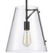 Trustle 1 Light 11 inch Matte Black Pendant Ceiling Light