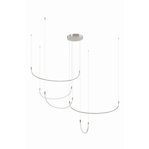 Talis LED 70.5 inch Brushed Nickel Multi-Pendant Ceiling Light