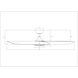 Swirl 5 54 inch Matte Black Downrod Ceiling Fan