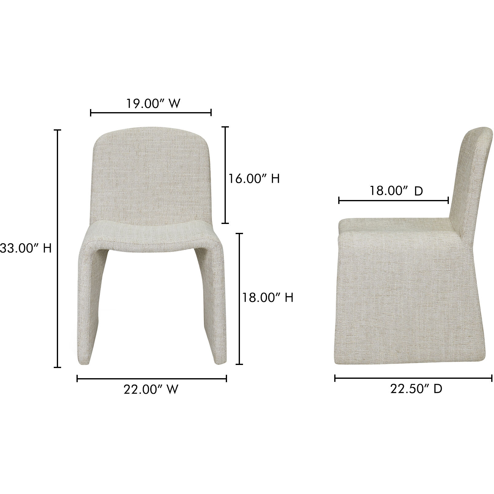Ella Beige Dining Chair