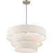 Chandler 4 Light 23 inch Brushed Nickel Pendant Chandelier Ceiling Light