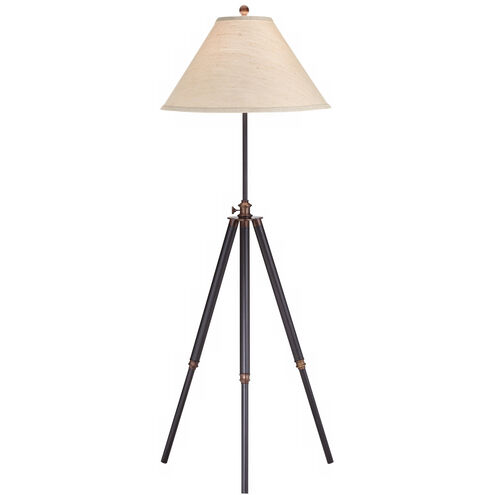 Pacific Coast 60 inch 150.00 watt Bronze-Amt Tripod Floor Lamp Portable Light