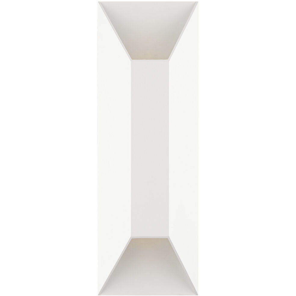 Maglev 2 Light 16 inch White Outdoor Wall Light in 4000K
